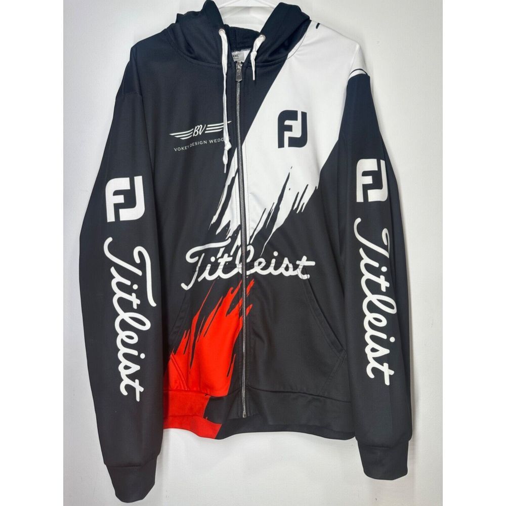 Footjoy Titleist Bob Vokey Full Zip Hoodie Jacket Size XXL